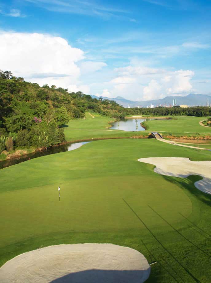 Incredible view, the harmony of mother nature and man-made golf course