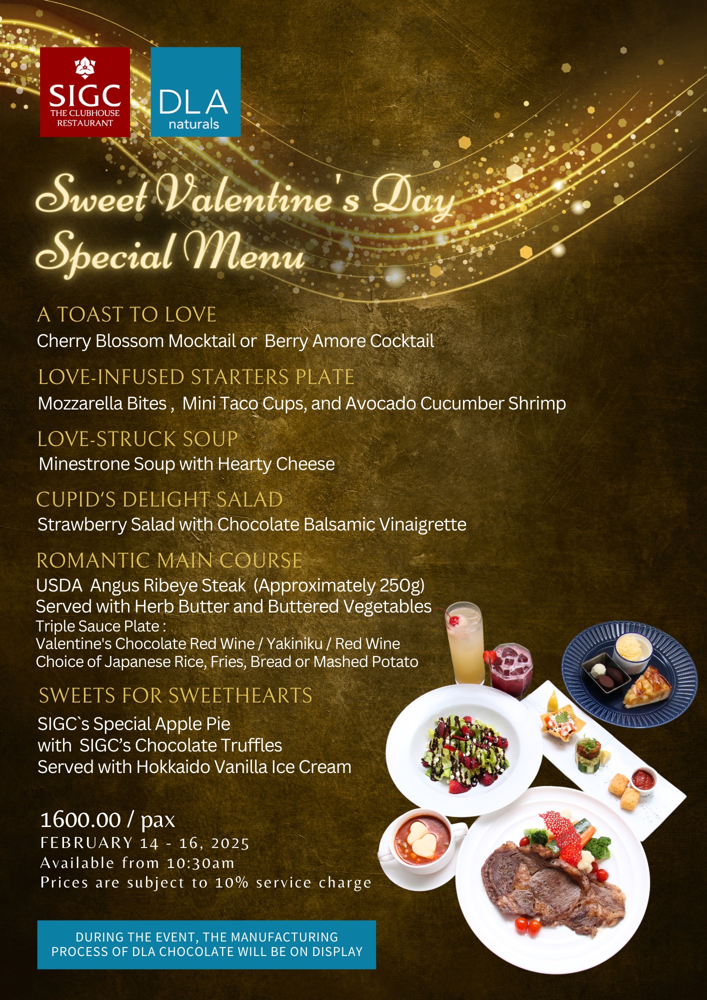 🌹Fall in Love with Our Valentine’s Special Menu!️🌹